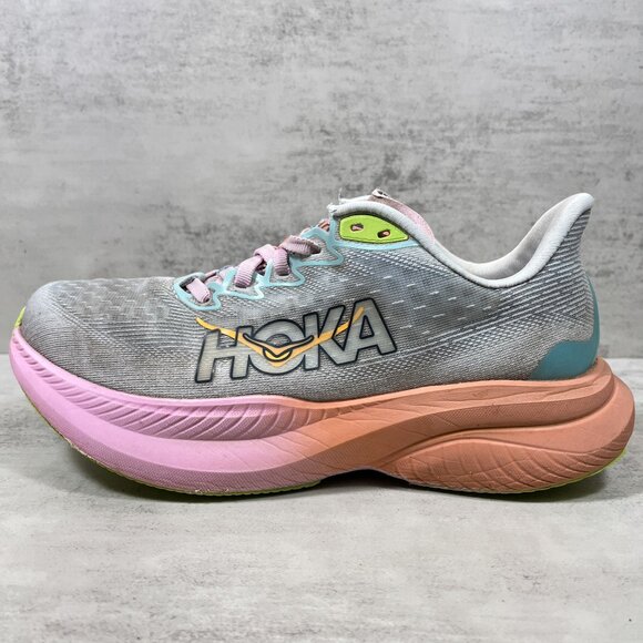 Hoka One One Mach 6 Running Shoes - Women's Size 7 - Gray - Picture 1 of 10